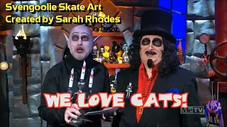 Sarah Rhodes/Sarahgoolie's Sven art cameos/Svengoolie & Nostalgiaferatoo's "Shadow of the Cat!"