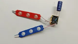 How to make a simple flip flop circuit using led | electronic project  | diy