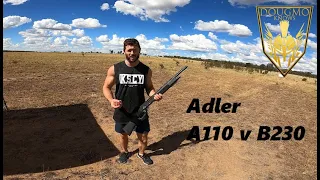 Adler A110 v Adler B230 Lever v Straight Pull. Side by side operation and speed comparison