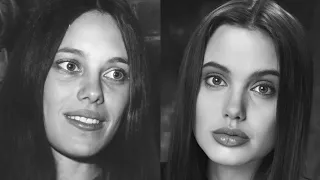 Angelina Jolie (04.06.1975) and Marcheline Bertrand (09.05.1950-27.01.2007)  Daughter like mother