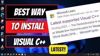 The Best Way to Download & Install the Latest Visual C++ in Windows 11/10