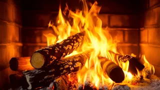 Crackling Fireplace (24 HOURS) 🔥 Burning Fireplace & Crackling Fire Sounds