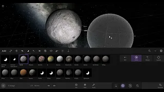 Universe Sandbox Gameplay Earth and moon