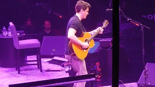 HD John Mayer Heartbreak Warfare Love on weekend split screen hysteria xo.neon live LA solo tour 23
