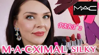 New MACXIMAL Lipstick Collection | Review & Swatches | Part 2