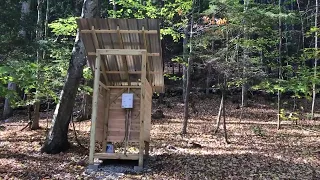 Off-grid Outdoor Shower — Camplux propane water heater