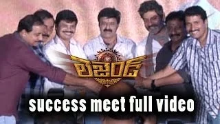 Legend Movie Full Success Meet - Balakrishna Boyapati DSP