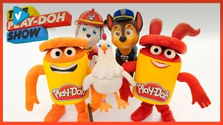 #PlayDoh Guide: PAW Patrol Chickaletta Chase Stop Motion | The Play-Doh Show #ThePlayDohShow