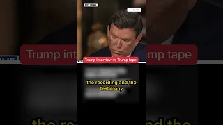 #Trump interview vs #Trump tape