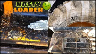 Washing Loader after 3 Years! Nasty LOADER EVER! How to wash Oily Loader? #satisfying #clean #ASMR