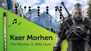 Kaer Morhen (The Witcher 3: Wild Hunt) on Tin Whistle D + tabs tutorial