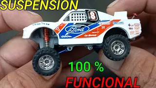 💯HOW TO MAKE A 100% FUNCTIONAL SUSPENSION TO A HOT WHEELS CUSTOM