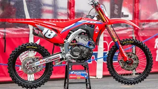 Inside Jett Lawrence Factory HRC Honda CRF250R - Motocross Action Magazine