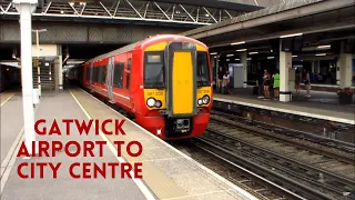 London Gatwick Airport to London City centre by train