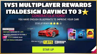 Asphalt 9 | 1vs1 Multiplayer Rewards | ITALDESIGN DAVINCI to 3⭐