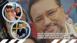 NÃO PERCA AMANHÃ EDUARDO COSTA NO #GeraldoPovo na Rede TV 📺