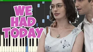 🎹We Had Today-One Day Theme (Piano Tutorial Synthesia)❤️♫