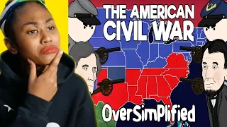 The American Civil War - OverSimplified (Part 1/1) | Reaction