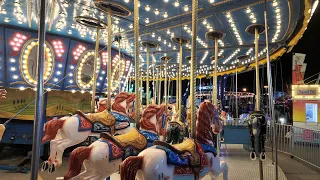Canadian national exhibition CNE NIGHT WALK 2022, with commentary,  #Toronto #rides #NIGHT