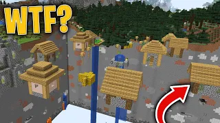 👉 LA ALDEA mas EXTRAÑA de TODO MINECRAFT! 💎