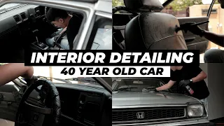 1982 Honda Prelude 1st Generation Interior Detailing - Teliti Auto Detailing (Part 2)