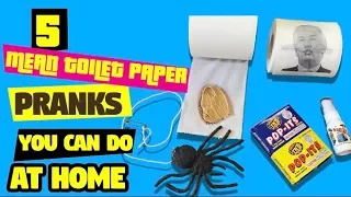 5 Toilet Paper Pranks You Can Do At Home - HOW TO PRANK (Evil Booby Traps) | Nextraker