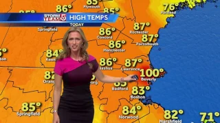 Video: Humidity stays, storm threat Monday evening