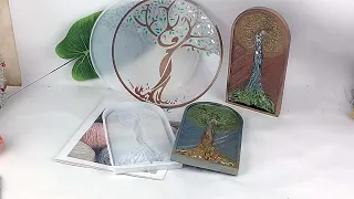 Nature Meets Elegance: Round and Arched Tree of Life Wall Decoration Resin Molds Guide!