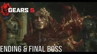 Gears 5 Ending & Kraken Final Boss Fight - (Gears of War 5) #Gears5 Del Death Ending