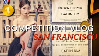 🇺🇸 첼리스트 김가은의 국제콩쿨 우승 브이로그 | COMPETITION WEEK with CELLIST GAEUN KIM