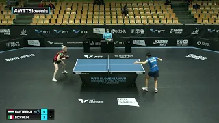 Leonie Hartbrich vs Giorgia Piccolin | WTT Contender Novo Mesto 2021 | WS | Qual