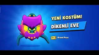 Dikenli Eve Kostümünü aldım @Brawl Stars