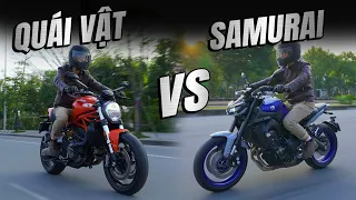 Ducati Monster 821 vs Yamaha MT-09:  2 “hoa hậu hết thời” đọ sức? | Đường 2 Chiều