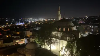 Istanbul Muslim mosque call to prayer Adhan أذان