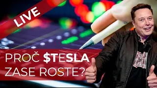 PROČ $TSLA ZASE ROSTE? | LIVE