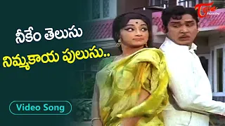 Neekem Telusu Song | Koduku Kodalu Movie | Lakshmi, ANR Full Josh Song | Old Telugu Songs