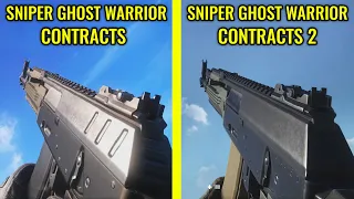 Sniper Ghost Warrior Contracts 1 vs 2  - Weapons Comparison