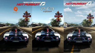 Pagani Zonda Cinque Sound Comparison in Need for Speed Hot Pursuit (PC & Consoles) and Remastered