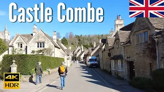 The Cotswolds 🇬🇧  - Castle Combe - 4K Walking Tour in 2022