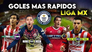 TOP 15 Goles MÁS Rápidos* Liga MX - Futbol Mexicano