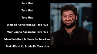 Tera Hua by Arijit Singh from Bad Boy (A Composition by Himesh Reshammiya) #arijitsinghlatestsong