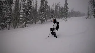Powder Ski run at Cuchara Mountain