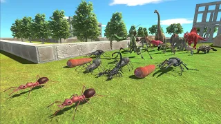 Race to eat GIANT INVERTEBRATES - Animal Revolt Battle Simulator