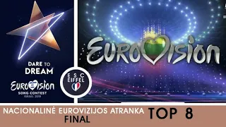 LITHUANIA 2019 : Nacionalinė Eurovizijos Atranka 2019 | TOP 8