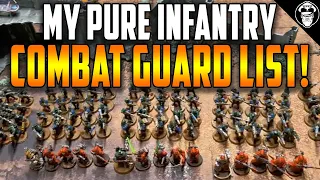 My 2000pts Pure Infantry Combat Guard Army! | Tournament Before Action Report | Warhammer 40,000