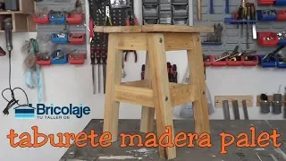 Cómo hacer TABURETE DE MADERA PALET ❤️❤️