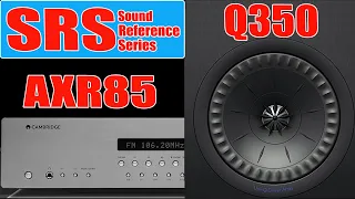 [SRS] KEF Q350 Bookshelf Speakers/ Cambridge Audio AXR85 Integrated Amplifier-Sound Reference Series