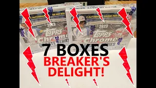 7 2023 Topps Chrome Update BREAKER'S DELIGHT Boxes!!!