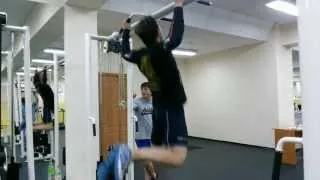 Подтягивания с киппингом (баттерфляй). Butterfly pull-ups.