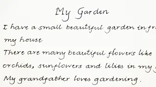 10 Lines Essay on My Garden | Write a Short paragraph on My Garden